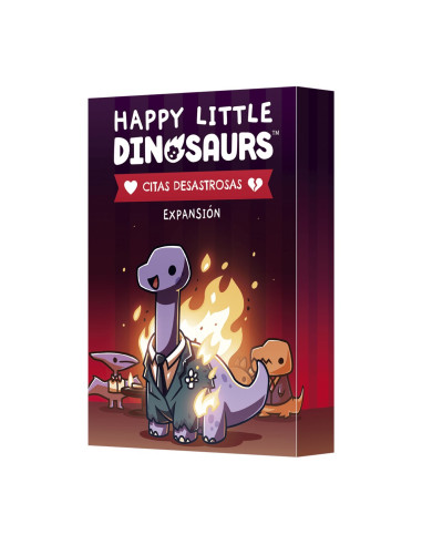 Juego de mesa happy little dinosaurs citas desastrosas edad recomendada 8 años