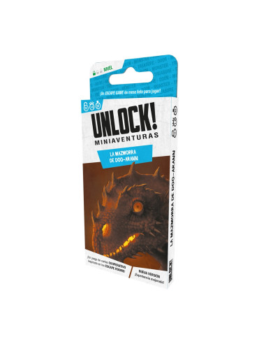 Juego de mesa unlock! miniaventuras la mazmorra de doo - arann edad recomendada 10 años