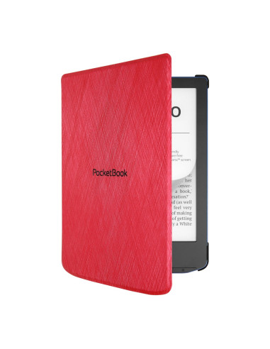 Pocketbook funda shell series verse + verse pro - rojo