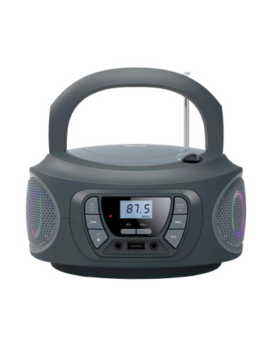 Radio cd fonestar boom - one - g usb gris