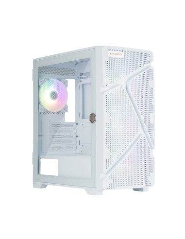 Caja ordenador gaming enermax marbleshell ms21 micro - atx cristal templado blanco