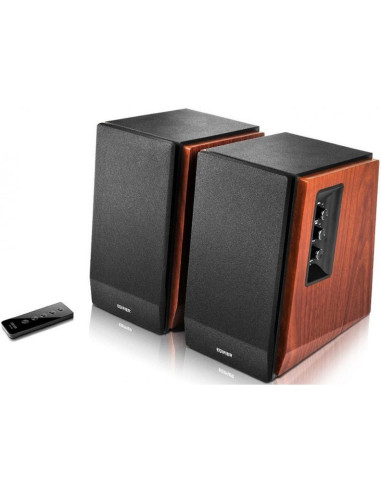 Altavoces edifier r1700bt bluetooth marron 18wx2 + 15w rms x2