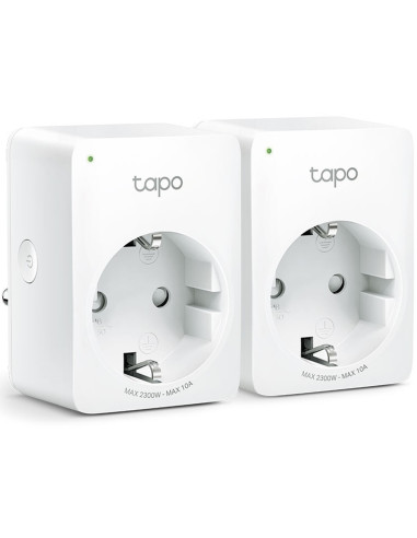 Enchufe inteligente wifi tapo p100 2.4ghz pack 2 unidades tp - link