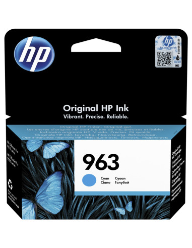 Cartucho tinta hp 963 3ja23ae cian 10.74ml 700 paginas