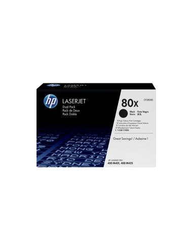 Toner hp cf280xd pack 2und alta capadidad