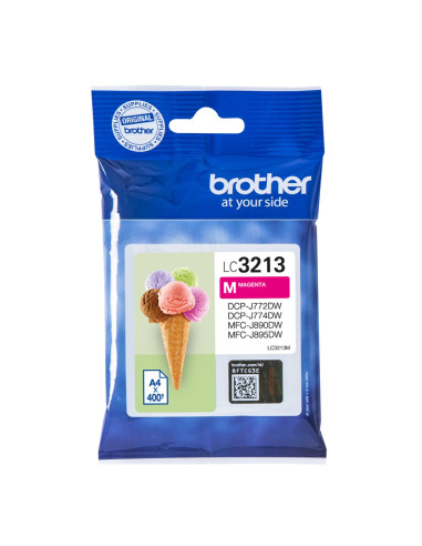 Cartucho tinta brother lc3213m magena 400 paginas