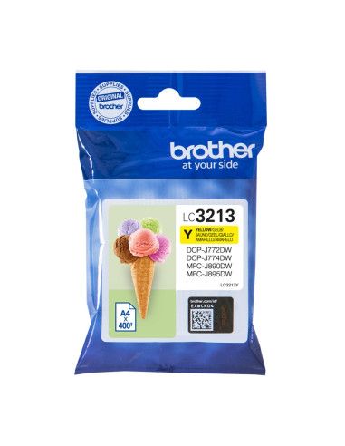 Cartucho tinta brother lc3213y amarillo 400 paginas