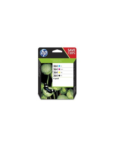 Multipack hp n9j73ae nº364 n - c - m - a 55xx b111 6520 65xx b211 7510 c311