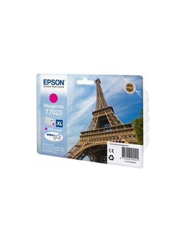 Cartucho tinta epson t702340 magenta alta capacidad  wp4000 - 4500 2400pag -  torre eiffel