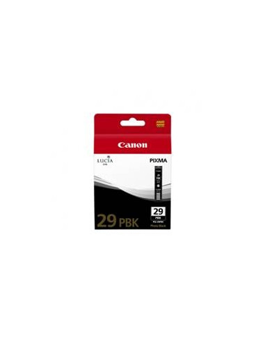 Cartucho tinta canon pgi - 29pbk photo negro pixma pro 1