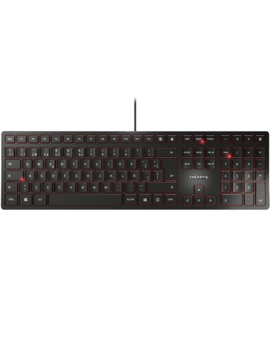 Teclado cherry kc 6000 slim ultraplano negro