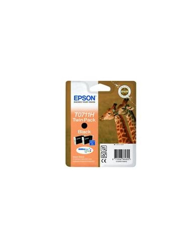 Pack 2 tintas  epson c13t07114h10 negro gran capacidad pack de 2 unidades -  jirafa