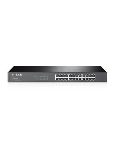 Switch 24 puertso 10 - 100 - 1000 rack 19pulgadas 1u tp - link