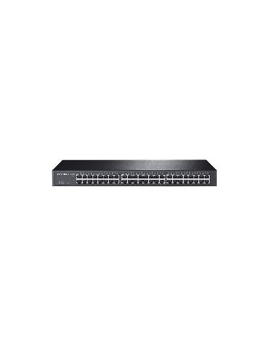 Switch 48 puertos 10 - 100 - 1000 rack 19pulgadas 1u tp - link