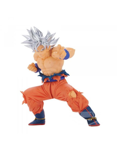 Figura banpresto dragon ball super blood of saiyans special goku ss silver 12cm