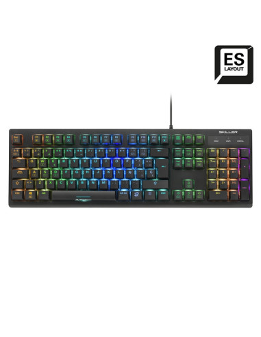 Teclado gaming sharkoon shark skiller sgk30 blue