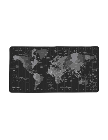 Alfombrilla natec time zone map maxi 800x400 mm raton