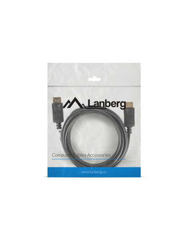 Cable displayport lanberg macho macho 4k 3m negro