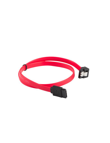 Cable sata iii lanberg 6gb - s hembra hembra angulo clip metal 0.5m