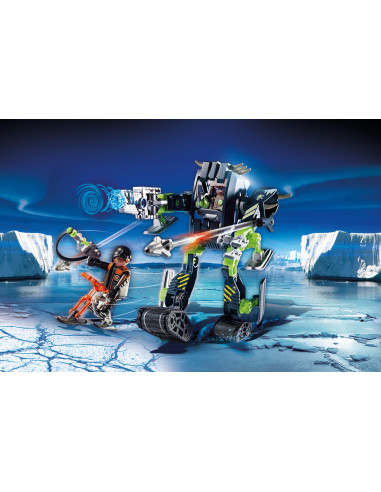 Playmobil espias rebeldes del artico robot de hielo