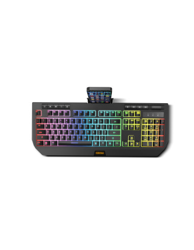 Teclado gaming krom kuma rgb semi mecanico