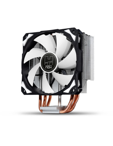 Ventilador disipador cpu nox hummer dissipater h - 312 compatible intel y amd - 4 tubos de calor - soporta 2º ventilador