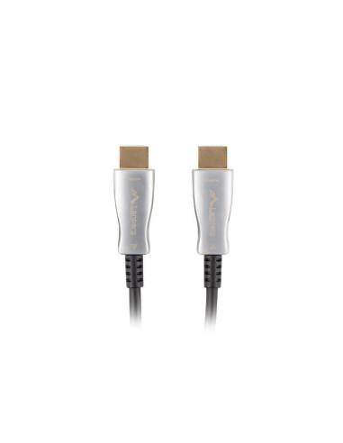 Cable hdmi lanberg m - m v2.0 optico aoc 80m negro