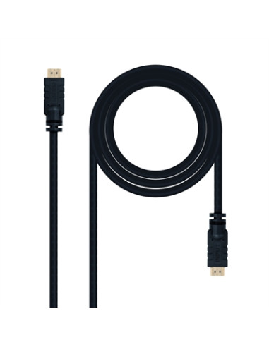 Cable hdmi alta velocidad nanocable 20m -  macho - macho -  negro