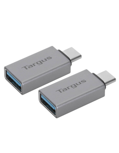 Adaptador usb tipo c a usb tipo a targus macho - hembra - pack 2 unidades