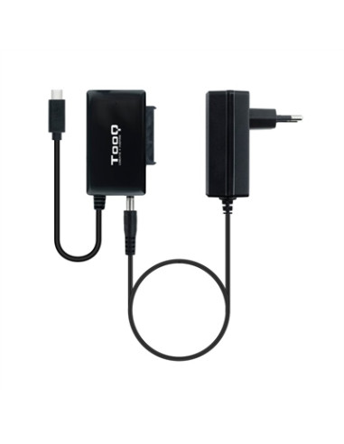 Adaptador usb tipo c tooq para discos 2.5pulgadas - 3.5pulgadas