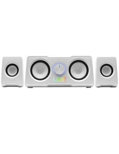 Altavoces mars gaming ms22w 2.2 35w usb + jack 3.5mm blanco