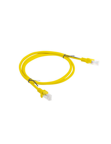 Latiguillo rj45 lanberg cat.6 utp 1m fluke passed amarillo