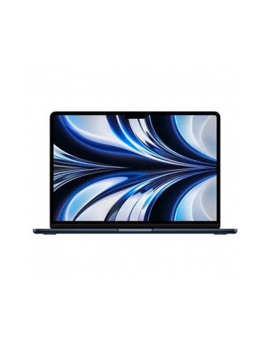 Portatil apple macbook air 13 mba 2022 midnight m2 tid -  chip m2 8c -  8gb -  ssd 256gb -  gpu 8c -  13.6pulgadas mly33y - a