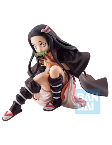 Figura bandai ichibansho demon slayer kimetsu no yaiba nezuko kamado 10 cm exclusiva