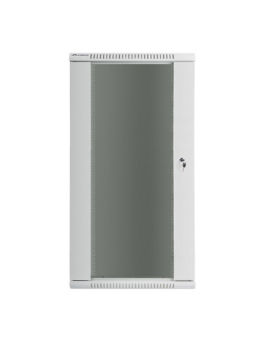 Armario rack lanberg 19pulgadas 27u 600x450 cabinet wall - mount (flat pack) gris v2