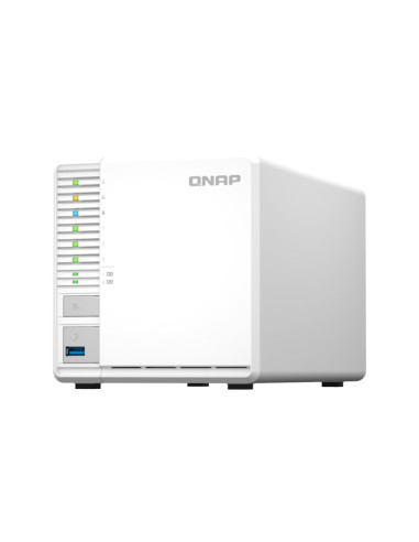 Servidor nas qnap ts - 364 - 8g 3 bahias n5095 blanco