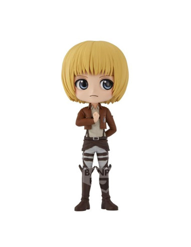 Figura banpresto q posket ataque a los titanes armin arlert 14cm