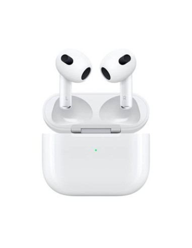 Auriculares apple airpods 3ª gen estuche de carga 2022 2 x microfono -  chip h2 -  resistencia agua -  bt.5.3 -  carga inalamb