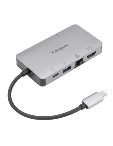 Docking station targus usb tipo c a 1 x hdmi 1  x vga 1 x usb tipo a 1 x usb tipo c plata