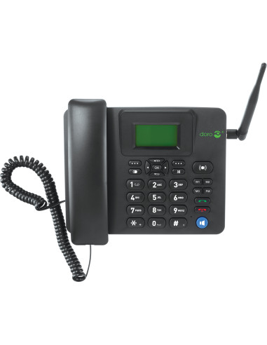 Telefono fijo doro 4100h 4g black