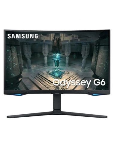 Monitor gaming led 27pulgadas samsung odyssey g6 ls27bg650euxen curvo - va - qhd - dp - hdmi - usb - 240hz - 1ms