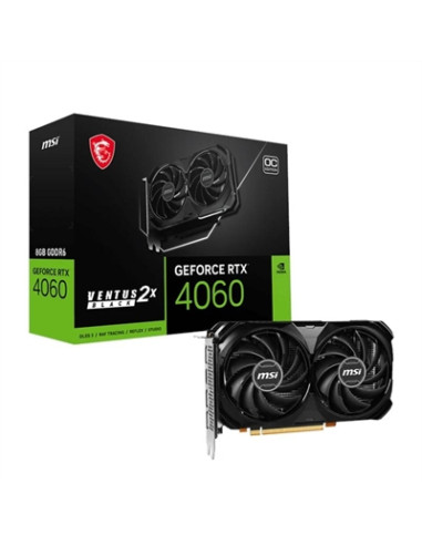 Tarjeta grafica msi vga nvidia rtx 4060 ventus 2x black 8g oc