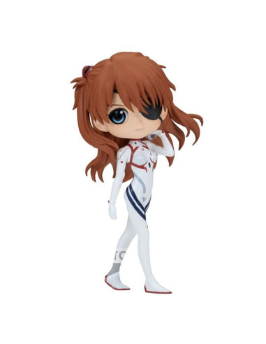 Figura banpresto q posket evangelion : 3.0+1.0 plugsuit style asuka shikinami langley ver.a 14cm