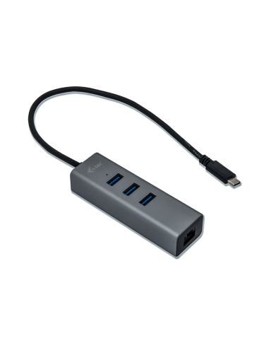 Hub i - tec usb - c con 3 puertos usb 3.0 y ethernet glan rj - 45