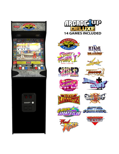 Maquina arcade arcade1up street fighter deluxe arcade