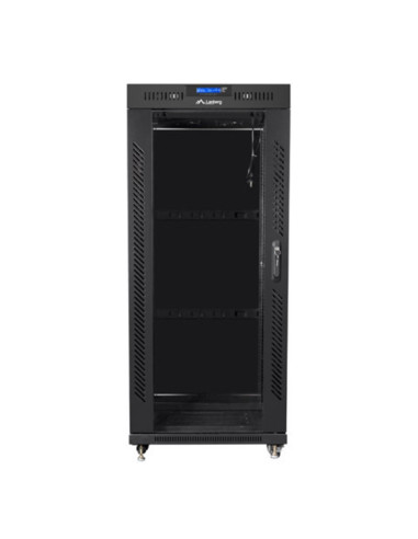 Armario lanberg rack 19pulgadas 27u 600x800 negro