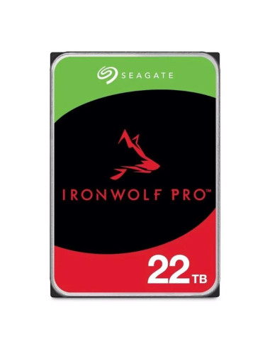 Disco duro interno seagate ironwolf pro 22tb 3.5pulgadas sata3