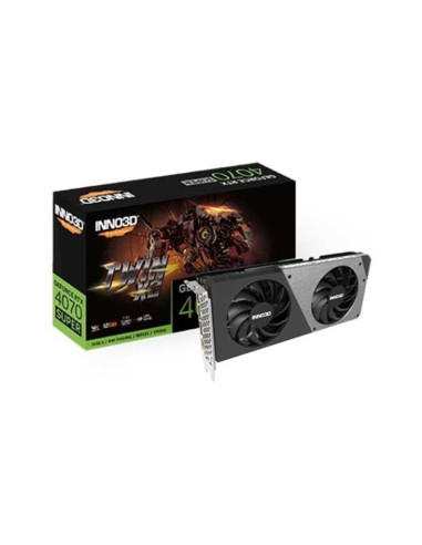 Tarjeta grafica inno3d nvidia rtx 4070 super twin x2 12gb gddr6x