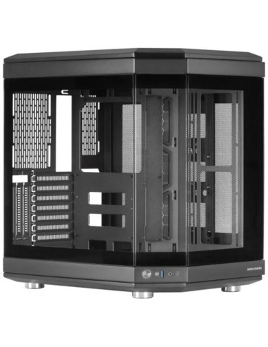 Caja ordenador mars gaming mc - 3t atx cristal templado negro