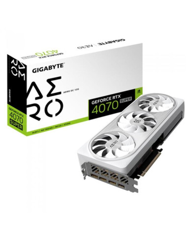 Tarjeta grafica gigabyte vga nvidia rtx 4070 super aero oc 12gb gddr6x